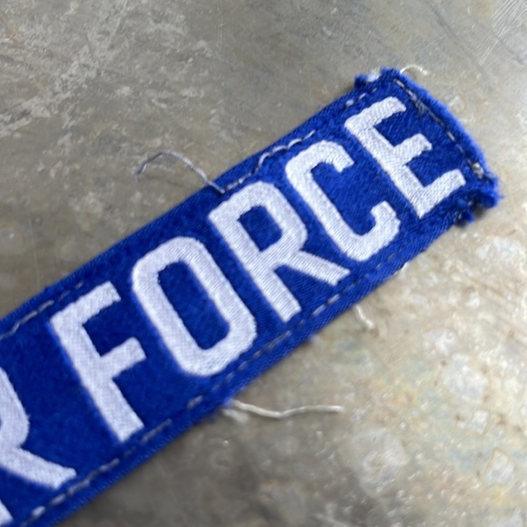 U.S. AIR FORCE blue tape patch, vintage - Picture 8 of 11